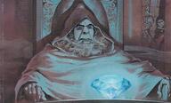 cloak diamond fantasy gem gemerald meme orb pondering variant:cobson wizard // 1244x750 // 1.6MB