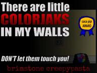 3am aryan baby babyjak caca cacaborea colorful creepypasta creepypasta_video pro_soytan rainbow scary series:brimstone_creepypastas vantablack variant:soytan video wall white_skin // 320x240, 328.5s // 8.0MB
