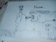 amphibian black_and_white crying frog geg glasses hair halloween horror kek meta:soytober meta:soytober2025 nas:pepe nate nate_higgers nusoicaca open_mouth penis pepe_the_frog tongue tongue_out variant:chudjak // 4080x3072 // 1.2MB