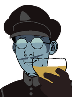 clothes collar_tabs ear glass glasses hand hat m_vonel mustache papers_please round_glasses smile smirk smirking toast uniform variant:kuzjak video_game // 430x580 // 14.3KB
