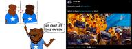 black_skin blue_shirt brown_skin flag:somalia lips pointing screenshot somalia subvariant:impish_amerimutt tweet twitter variant:impish_soyak_ears xitter // 2070x776 // 1.5MB