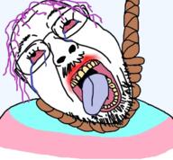 ack animated ext=gif hanging noose rope series:spinnerz! spin spinning tranny trannyspin troon variant:bernd // 760x704 // 311.7KB