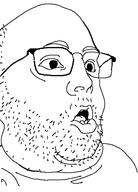 glasses open_mouth soyjak stubble variant:book_soyjak // 460x638 // 12.0KB