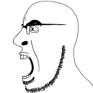 beard eyebrows glasses lips looking_to_the_left meta:tagme mouth_open nose series:sidejaks side_profile stubble subvariant:cobson_side teeth template transparent_background variant:cobson // 800x800 // 33.3KB