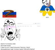 ahegao bbc blushing denazification flag:russia flag:ukraine full_nelson glasses google hanging mustache nazism oink peace_sign queen_of_spades ribbon ribbon_of_saint_george russia ukraine variant:chudjak variant:cobson z_(russian_symbol) // 2000x1834 // 363.0KB