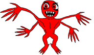 big_eyes claws creepy female monster multiple_arms multiple_limbs red_eyes red_skin redraw series:fusionjaks subvariant:fingerboy subvariant:fingergirl transparent_background variant:soytan weird // 1200x700 // 25.9KB