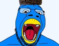 artist:soyia_agent beak open_mouth perm twitter variant:goopjak xitter // 800x630 // 90.4KB