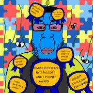 autism award faggot flies leaves low_effort_coal odor soyjak_blog subvariant:chudplier // 2048x2048 // 721.7KB