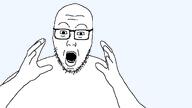 arm bald beard gape glasses hand hands_up nuvariant open_mouth original_content raised_eyebrows stubble suprised variant:unknown wrinkles // 1280x720 // 18.9KB