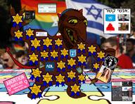 Benjamin_Netanyahu abortion adl aipac award bnwo brown_skin contacts deformed demon faggot flag:iran flag:israel flag:minor_attracted_person flag:united_nations gay holocaust illuminati iran israel judaism kike mossad nas:merchant nigger phone pol_(4chan) puzzle queen_of_spades satan slopjak spade star_of_david subvariant:impish_amerimutt tail united_nations variant:impish_soyak_ears variant:meximutt // 1392x1074 // 1.5MB