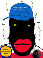 autism black_skin flies medal meta:op_took_a_selfie_of_xerself necrophilia poland rapist red_lips skull stinky variant:markiplier_soyjak warsaw yellow_eyes // 1125x1500 // 387.4KB