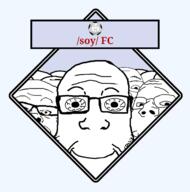 glasses logo multiple_soyjaks smile soccer soyjak soyjak_party stubble subvariant:wholesome_soyjak text variant:a24_slowburn_soyjak variant:bernd variant:gapejak variant:markiplier_soyjak // 2208x2229 // 463.3KB