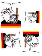 4soyjaks bloodshot_eyes crying flag:germany germany glasses hanging rope soyjak speech_bubble speech_bubble_empty stubble subvariant:scholar suicide variant:gapejak // 3106x4096 // 828.2KB