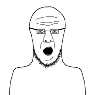 glasses hellraiser oc soyjak stubble teeth variant:unknown // 1080x1080 // 26.4KB