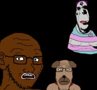 animal black_skin discord dog imminent_rape nigger ominous paw queen_of_spades scared subvariant:hornyson subvariant:soyak_(concerned) tranny variant:cobson variant:markiplier_soyjak variant:soyak // 647x608 // 68.4KB
