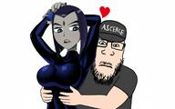 arms_up aryan aryan_chad ascence_(user) hugging itaryan love meta:namefags variant:markiplier_soyjak white_skin // 1280x800 // 723.1KB