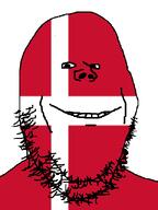aliased denmark flag:denmark no_eyebrows smile soyjak stubble subvariant:danish_twist template transparent_background variant:gapejak // 480x640 // 23.0KB