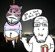 art artist:soyia_agent charlotte_fosgate drawing irl meta:tagme pointing subvariant:scholar toss tranny tranny_artstyle troon variant:gapejak variant:markiplier_soyjak // 2048x1953 // 425.4KB