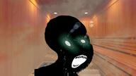 distorted glowing glowing_eyes green_eyes inverted irl_background open_mouth sauna soyjak steam stubble subvariant:soyak_(crazed) thougher variant:soyak // 1600x903 // 958.9KB