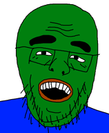 gaping_mouth glasses laughing soyboy stubble teeth variant:losserjak // 636x773 // 11.0KB