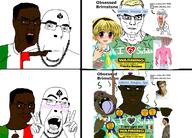 angry black_skin chad curly_hair flag:france flag:germany flag:italy flag:portugal flag:spain flag:transgender_pride_flag flag:united_kingdom france germany italy meme multiple_soyjaks open_mouth pen phone portugal queen_of_spades seething skibidi_toilet spain stubble text tranny united_kingdom variant:alicia variant:bernd variant:chudjak variant:cobson variant:soydierjak // 1190x856 // 229.8KB