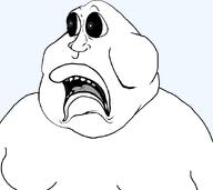 big_eyes distorted fat lips open_mouth scared soyjak subvariant:doctos template tongue transparent_background variant:meximutt // 888x789 // 37.4KB