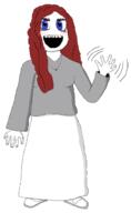 clothes full_body hair necklace open_mouth red_hair variant:soytan wave wifejak // 1352x2196 // 61.5KB