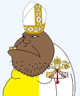 angry beard brown_skin buck_teeth catholic catholicism christianity clothes fake_christian flag:vatican_city hair hat series:muttverse subvariant:abomimutt template transparent_background variant:meximutt vatican white_skin yeti // 878x1063 // 202.1KB
