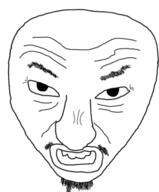 goatee mustache open_mouth soyjak variant:unknown // 603x726 // 173.5KB