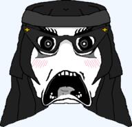 black_eyes blush glasses hair open_mouth scared subvariant:doctos variant:soytan // 608x585 // 20.4KB