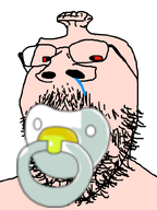 baby brainlet caca cross_eyed high_quality high_res nose pacifier retard retarded small_brain subvariant:babyjak subvariant:wholesome_soyjak variant:gapejak // 600x800 // 113.6KB