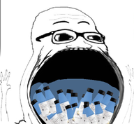 big_mouth distorted hand soy soylent stretched_mouth subvariant:wewjak vanilla_soylent variant:soyak waow // 640x591 // 233.7KB