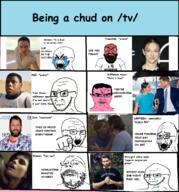 adam_sandler bill_(tlou) bloodshot_eyes crying finn_(star_wars) frown hasan hunter_schafer multiple_soyjaks pink_skin pointing pointing_at_viewer prince_harry rey_skywalker star_wars subvariant:science_lover the_last_of_us tv_(4chan) variant:chudjak variant:gapejak variant:markiplier_soyjak variant:soyak // 1148x1231 // 1.2MB