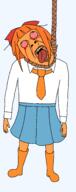 ack anti_ongezellig arm bloodshot_eyes crying dead full_body hand hanging leg mymy ongezellig open_mouth rope suicide tongue tranny variant:bernd // 1074x2709 // 98.3KB