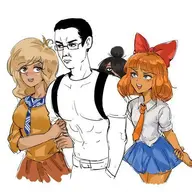 coco_(ongezellig) maya_(ongezellig) meta:barely_a_soyjak meta:not_oc muscular_male mymy_(ongezellig) ongezellig variant:chudjak // 474x474 // 43.0KB