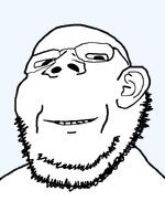 ear eyes glasses nose nostril smile soyjak soyjak_party stubble subvariant:selfiejak teeth_showing variant:gapejak wrinkles // 625x800 // 15.4KB