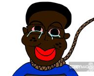 afro bloodshot_eyes clipart clothes crying freckles jartycuck lips nigger noose red_eyes red_lips rope smile stock_image stock_image_watermark subvariant:chudplier subvariant:jartycuck variant:chudjak variant:markiplier_soyjak watermark // 1000x800 // 197.7KB