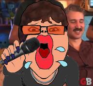 alyssa_mercante female giant_bomb journalist kotaku microphone slurp soyjak sweet_baby_inc variant:slurpjak video_game // 1070x985 // 702.1KB