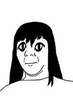 closed_mouth hair large_eyes long_hair neutral soyjak subvariant:commiepedotroon template variant:kuzjak // 809x1080 // 6.1KB