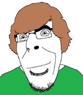 brown_hair closed_mouth hair scooby_doo shaggy_(scooby_doo_character) smile soyjak stubble variant:cobson // 794x900 // 31.1KB