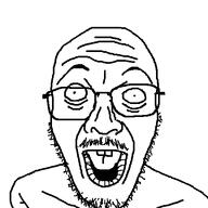 artist:qqlive coal glasses ias neckbeard soyjak trend:doctos variant:unknown // 480x480 // 23.7KB