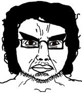 angry closed_mouth glasses hair patrick_crusius series:modern_'jaks stubble subvariant:chudjak_front subvariant:modern_chudjak t50_eyes thick_eyebrows variant:chudjak // 840x1000 // 13.7KB