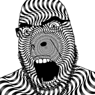 mouth_open optical_illusion psychedelic spiral spiraling stubble variant:cobson // 721x720 // 454.3KB
