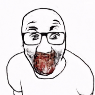 animated bald glasses horror insane meta:ai_generated stubble teeth variant:el_perro_rabioso you_were_one_i_ker // 600x600 // 8.0MB