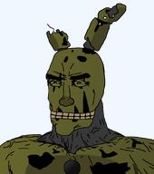 animatronic fnaf rabbit robot springtrap squinting subvariant:perceptive_chud variant:chudjak william_afton withered // 799x900 // 41.8KB