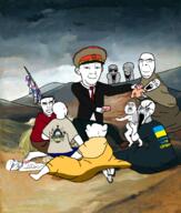 angry art baby back bloodshot_eyes classical_art_parody closed_eyes closed_mouth clothes communism crying ear flag francisco_goya frown full_body glasses hair hammer_and_sickle hanging hat holding_object i_fucking_love_science ias laughing military_cap multiple_soyjaks mustache nas oh_my_god_she_is_so_attractive open_mouth painting parody purple_hair robe rope science sitting smile soyjak starving stretched_mouth stubble subvariant:chudjak_front suit text tranny ukraine variant:beastjak variant:chudjak variant:chugsjak variant:cobson variant:el_perro_rabioso variant:impish_soyak_ears variant:kliksjak variant:kuzjak variant:soyak // 1153x1356 // 2.3MB