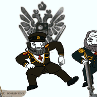 angry animated arm beard cap clothes crying cyrillic_text dance devil_trigger fist full_body grey_hair gun hand hat highfleet military rifle selfish_little_fuck soyjak variant:cryboy_soyjak video_game // 1100x550 // 2.8MB