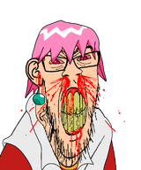 accessory angry anime anime_eyes autism beauty_(bobobo-bo_bo-bobo) blood bloodshot_eyes bobobo-bo_bo-bobo_(anime) clothes glasses hair jacket leaking marge_moment melting normal pink_hair pink_skin skin_color soyjak stubble subvariant:feralrage template transparent_background variant:feraljak // 1500x1800 // 153.8KB