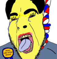 ack award bald black_hair china clothes communism crying flag:russia hair hanging mao_zedong no_glasses open_mouth rope russia suicide text tongue variant:cobson yellow_skin yellow_teeth // 950x980 // 634.9KB