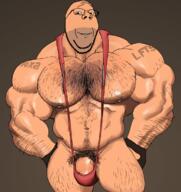 buff chest_hair closed_mouth glasses glove heavy_weapons_guy meta:pornographic_content nsfw penis pubes smile soyjak stubble subvariant:wholesome_soyjak team_fortress_2 underpants variant:gapejak video_game // 1083x1151 // 1.3MB